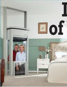  ?? Picture: STILTZ ?? Upwardly mobile: A home lift helps future-proof the house