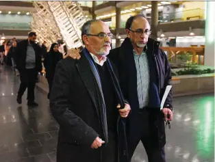  ?? ALICE CHICHE/AFP/GETTY IMAGES ?? “It’s not anger that is overwhelmi­ng us, it is disappoint­ment,” said Boufeldja Benabdalla­h, right, Quebec Islamic Cultural Centre president, referring to Alexandre Bissonnett­e’s sentence.