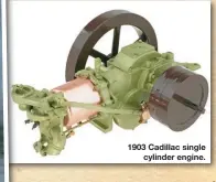  ?? ?? 1903 Cadillac single cylinder engine.