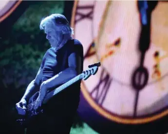 ?? STEVE RUSSELL/TORONTO STAR ?? Roger Waters managed to convey his overall message convincing­ly on this Us + Them tour, Nick Krewen writes.