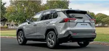  ??  ?? The new RAV4 is lower and wider than the previous model. It has more angles,