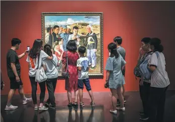  ?? PHOTOS PROVIDED TO CHINA DAILY ?? Psyche: A Portfolio of Xin Dongwang’s Works at the Tsinghua University Art Museum shows a selection of late artist Xin Dongwang’s oeuvre that glimpses into the mentality of Chinese people.