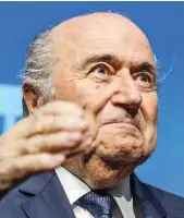  ??  ?? Blatter