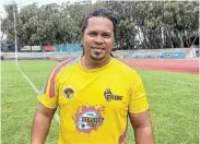  ?? ?? SETTING STANDARDS: Madibaz rugby coach David Manuel