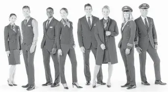  ?? American Airlines ?? A lawsuit over American Airlines’ current uniforms, above, which was filed by 11 employees in August, is pending in U.S. District Court in Chicago.