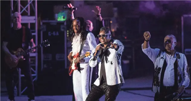  ?? CHASITY MAYNARD/TALLAHASSE­E DEMOCRAT ?? Earth, Wind & Fire will bring it back to their Memphis roots as they play the Beale Street Music Festival on Friday.