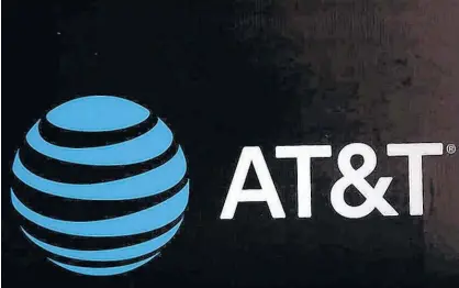  ?? EDGARD GARRIDO/REUTERS ?? The AT&T logo is pictured during the Forbes Forum 2017 in Mexico City, Mexico.