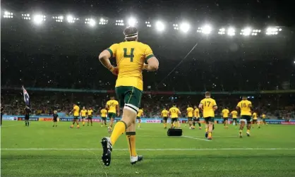  ?? Photograph: Dan Mullan/Getty Images ?? Wallabies player Izack Rodda was one of three Queensland Reds players who walked away after being stood down for refusing to take a pay cut.