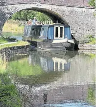  ?? PHOTO: CBS ?? The newly opened canal in use.