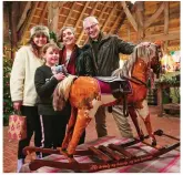  ??  ?? MOVING: A rocking horse with a tragic past on The Repair Shop At Christmas