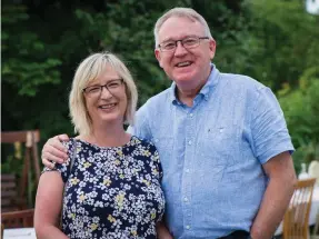  ?? ABOVE: LEFT: Photos by Joleen Cronin. ?? Denis and Liz McGrath, Michelstow­n, and Ryan McGrath, Image, County Dublin, at Ballinwill­in House. Mary and Brendan Mullins.