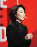  ??  ?? Oracle-CEO Safra Catz spricht vom einem starken Quartalser­gebnis, auch wenn der Umsatz nur leicht um zwei Prozent zulegte und der Profit geringer ausfiel als im Vorjahresz­eitraum.