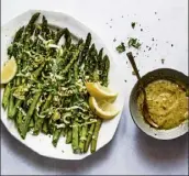  ?? The new YORK times ?? Roasted asparagus with Crispy leeks and Capers