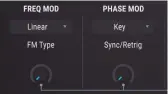  ??  ?? 10 Freq and Phase Mod have subtle tonal difference­s