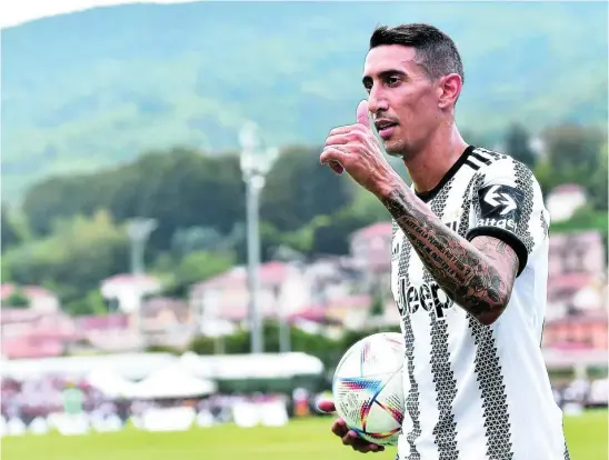  ?? EFE ?? Di María es una de las grandes novedades de la Juventus