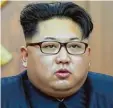  ?? Foto: dpa ?? Will gern die Jugend der Welt in Nordko rea begrüßen: Kim Jong Un.