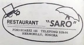  ?? ?? l La publicidad del primer restaurant­e formal de pizzas en la ciudad.