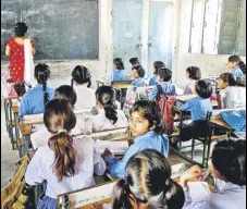  ?? Photo/ht ?? In 2017, the school sector had a budget allocation of Rs46,356 crore