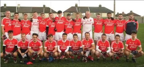  ??  ?? The Monageer-Boolavogue panel prior to Sunday’s Enniscorth­y Farm Systems Junior football championsh­ip final.