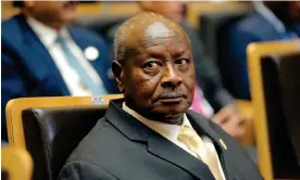  ?? ?? Uganda’s president, Yoweri Museveni, has claimed western countries were ‘trying to impose their practices on other people’, but the Ugandan rights activist Sarah Kasande said: ‘Queers are Ugandans! No stupid law will ever change that!’ Photograph: Tiksa Negeri/Reuters