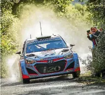  ?? PHOTO: VETTAS MEDIA-@WORLD ?? Hayden Paddon set to tackle rally of 10,000 corners on tarmac, a surface he is still coming to grips with.