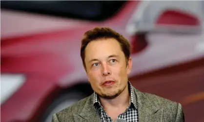  ?? Photograph: Noah Berger/Reuters ?? Elon Musk has a track record of courting controvers­y through his tweets.