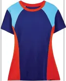  ?? Tory Sport colour-block T-shirt, £85, net-a-porter.com ??