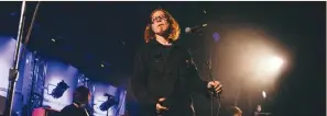  ??  ?? MARK LANEGAN and his band onstage at the Barby Club Saturday night.