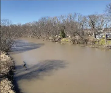  ?? TANIA BARRICKLO — DAILY FREEMAN ?? The Lower Esopus Creek in the town of Ulster, N.Y., is shown on Friday.