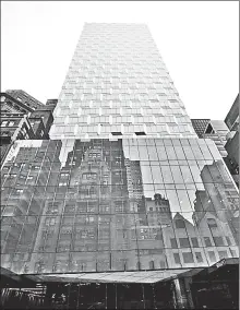  ?? NY Post: Brian Zak ?? SPACE AGE: The gleaming Gem Tower’s “other side” is finally making some news of its own.