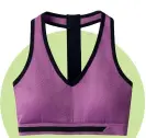  ??  ?? Lilac SPORTS BRA, $15, winners.ca.