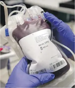  ?? RYAN REMIORZ / THE CANADIAN PRESS FILES ?? An estimated 50,000 victims of the tainted blood scandal were expected to apply for compensati­on.