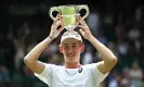  ?? Photograph: Shaun Botterill/Getty Images ?? Henry Searle is the first British winner of the boy’s singles at Wimbledon since the son of the former footballer Stanley Matthews.