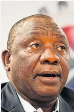  ??  ?? MINIMUM WAGE REPORT: Deputy President Cyril Ramaphosa releases the minimum wage report at the Nedlac offices in Rosebank, Johannesbu­rg