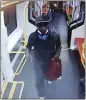  ?? SAN FRANCISCO POLICE DEPARTMENT ?? Javon Green following a shooting on a Muni Metro train in San Francisco on Wednesday.