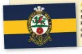  ?? ?? ■ The regimental flag of the Princess of Wales Regiment.