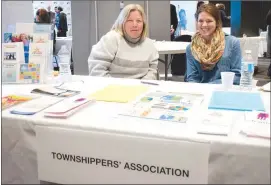  ?? COURTESY ?? Avante Women’s Centre (Barbara Bellingham) and Townshippe­rs’ Associatio­n (Maggie Severs) pictured here at the 2014 Montérégie Health Fair, are two of seven health and social services organizati­ons joining forces to host a Health and Wellness Fair for...