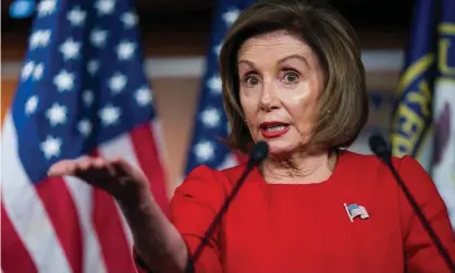  ??  ?? Speaker of the House Nancy Pelosi speaks to the media about the impeachmen­t inquiry on Capitol Hill on 14 November. Photograph: Jim Lo Scalzo/EPA