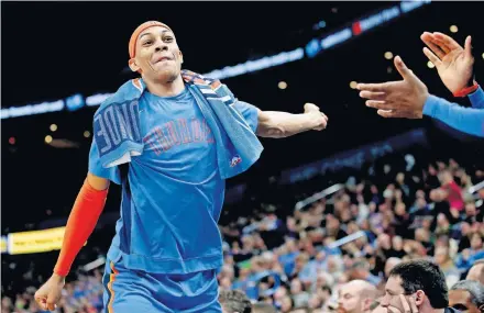  ??  ?? Darius Bazley has been the Thunder's social media star during the team's first week at Disney World. His cornhole challenge against Chris Paul, spot-on impersonat­ion of Mickey Mouse and bass fishing trip all went viral in NBA circles. [SARAH PHIPPS/ THE OKLAHOMAN]