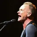  ?? (Photo Dylan Meiffret) Sting offrira un concert privé durant le gala. (Photo F. Bouton) ??