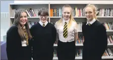  ?? ?? These Oban High School pupils are aiming to be the best new business brains in Scotland.