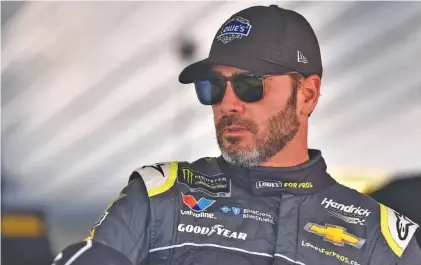  ?? THE ASSOCIATED PRESS ?? Jimmie Johnson is set to make the 600th start of his NASCAR Cup Series career today when the checkered flag drops at Pocono Raceway in Long Pond, Pa.