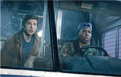  ?? Warner Bros. Pictures ?? Sheridan, left, and Lena Waithe teamed up for leading roles in “Ready Player One,” a film by Steven Spielberg.
