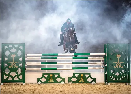  ?? Photo/Supplied ?? Saudi national equestrian team members will test their mettle against an internatio­nal field during the Diriyah Equestrian Festival.