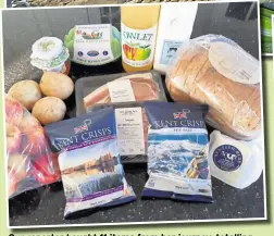  ?? ?? Our reporter bought 11 items from her journey, totalling £29.68