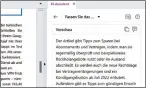  ?? ?? KI Im EInsatz: Einen dreiseitig­en artikel hat die KI in Foxit PDF suite Pro 2023.2 perfekt in 600 zeichen zusammenge­fasst.