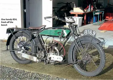  ??  ?? One handy BSA, fresh off the bench