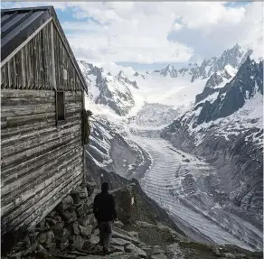  ?? — aFP ?? sarah Cartier is the caretaker of the Charpoua refuge on the Charpoua Glacier in Chamonix-Mont-Blanc.