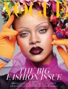  ?? Photograph: Conde Nast/ PA ?? ‘Rihanna appeared on the cover of British Vogue with eyebrows worthy of Marlene Dietrich in 2018.’