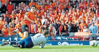  ??  ?? Craig Conway scored against Ross County in the 2010 Scottish Cup Final